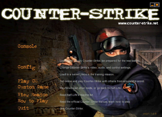 Game bắn súng đình đám Counter Strike 1.1